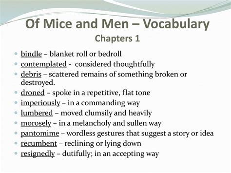 i bet we could swing her meaning|Of Mice and Men Vocabulary Flashcards .